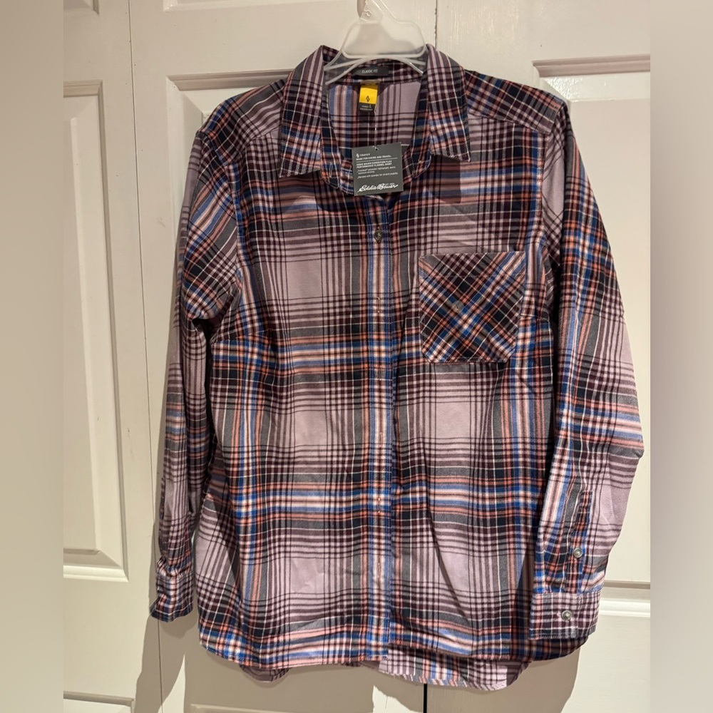 Eddie Bauer Expedition Flex Performance Flannel a… - image 1